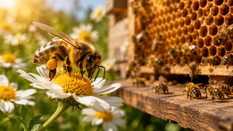 Bee Symbolism of Hard Work and Diligence