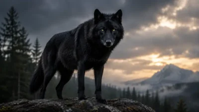 black Wolf symbolism