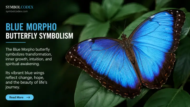 Blue Morpho Butterfly Symbolism: 7 Powerful Meanings, History & Modern Use