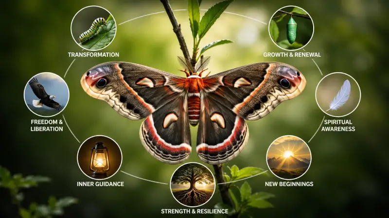 Cecropia Moth Symbolism: 7 Powerful Core Meanings