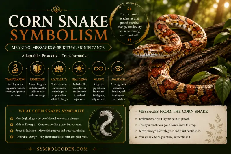 Corn Snake Symbolism: 9 Powerful Meanings & Spiritual Signs