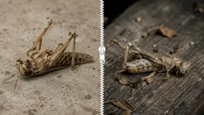 dead grasshopper symbolism