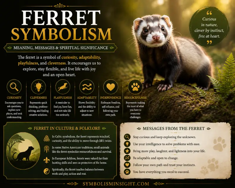 Ferret Symbolism: 9 Powerful Meanings & Good Signs