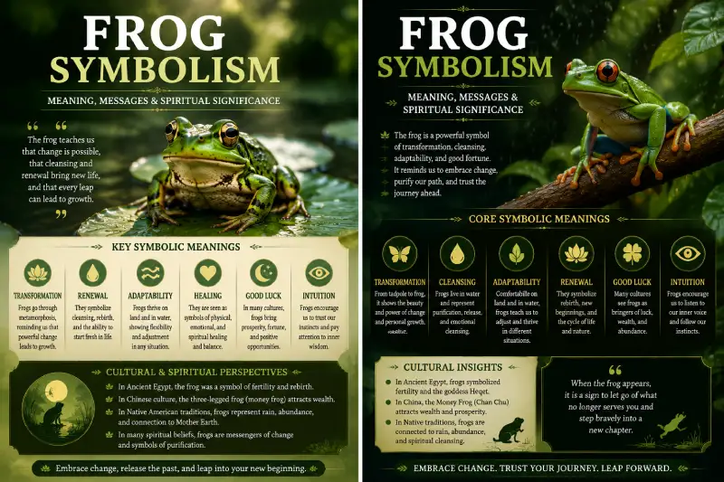 Frog Symbolism: 9 Powerful Meanings & Good Signs