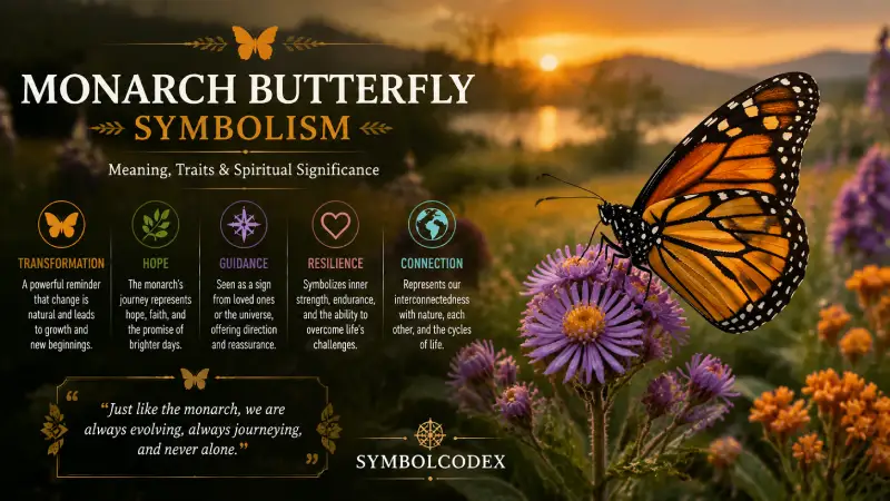 Monarch Butterfly Symbolism: 9 Powerful Meanings & Good Signs