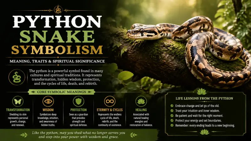 Python Snake Symbolism: 9 Powerful Meanings & Signs