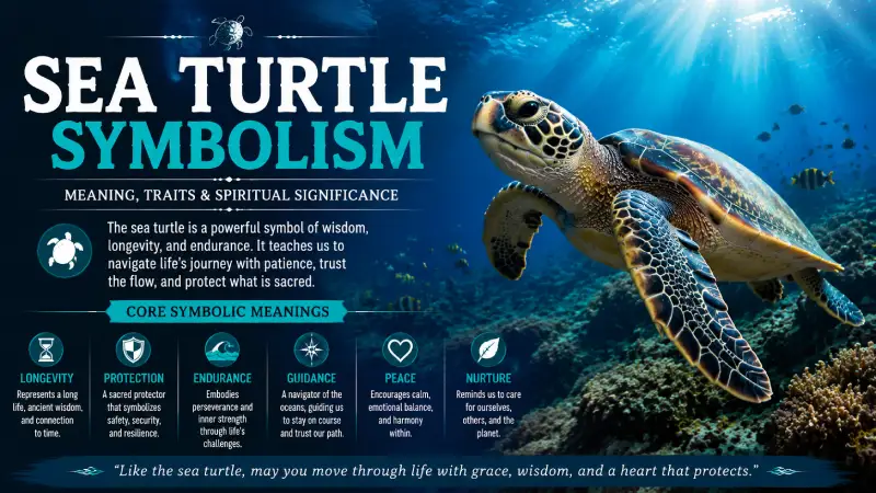 Sea Turtle Symbolism: 9 Powerful Meanings, History, and Modern Uses