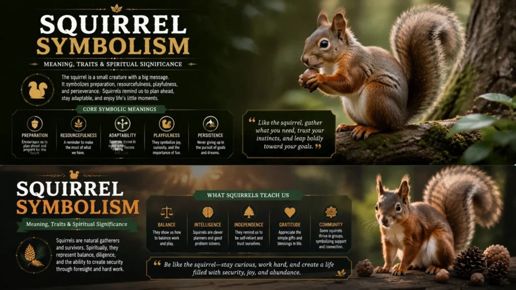 Squirrel Symbolism: 9 Powerful Meanings, History, and Modern Uses