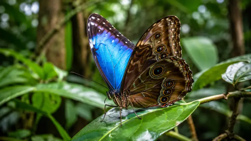 What a Blue Morpho Butterfly Really Is