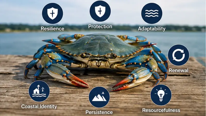 Blue Crab Symbolism: 7 Powerful Core Meanings