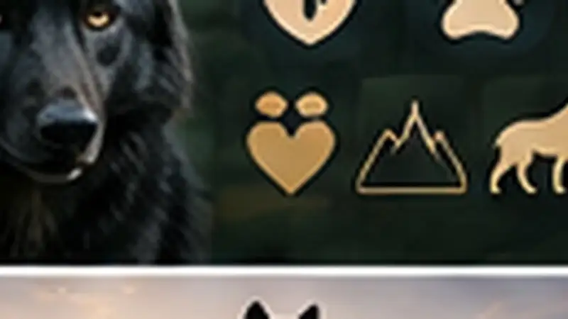 Black Wolf Symbolism of Quiet Strength