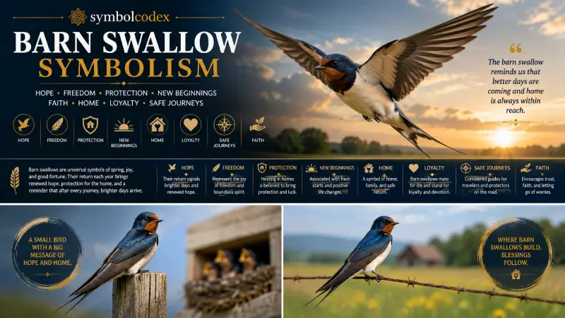 Barn Swallow Symbolism: Meaning, History, and Modern Use