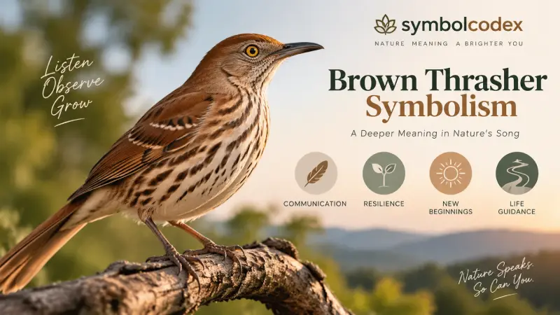Brown Thrasher Symbolism: Meaning, History, and Modern Use