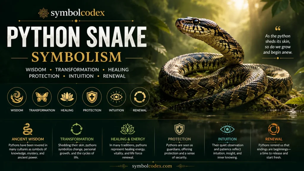 Python Snake Symbolism: 9 Powerful Meanings, History, and Modern Uses